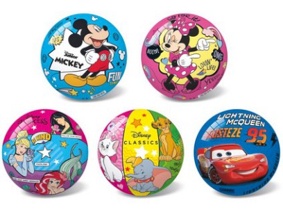 14361 - Míč Disney, 5 vzorů, 11 cm, display box