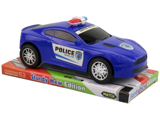 14667 - Auto policejní na setrvačník, 18 x 8,5 x 7,5 cm