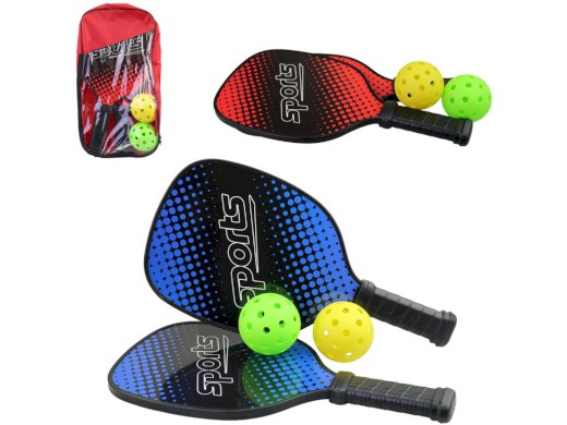 Pálky s míčky v pouzdře