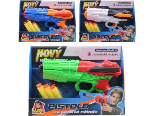 00458 - Pistole se softovými náboji, 20 cm