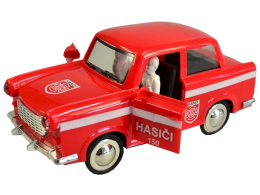 98529 -  Auto retro požární na setrvačník 6 x 17 x 8 cm