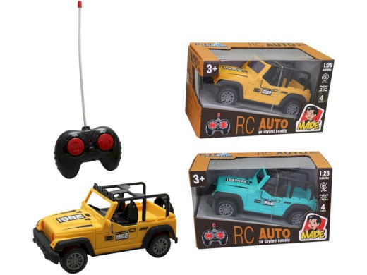 16114 - Auto jeep nadálkové ovládání, 1:28, 15 x 8 x 7,2 cm