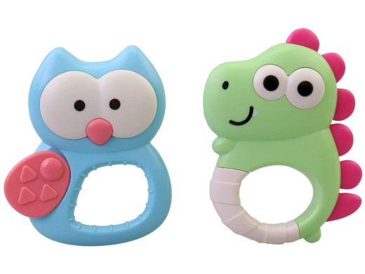 Chrastítko, 4 ks, na baterie