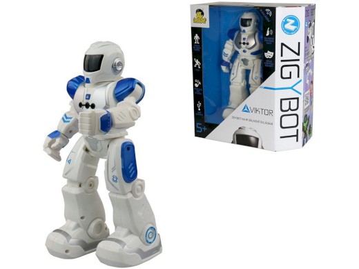 01890 - Robot Viktor 27cm, 21 funkcí (modrý)