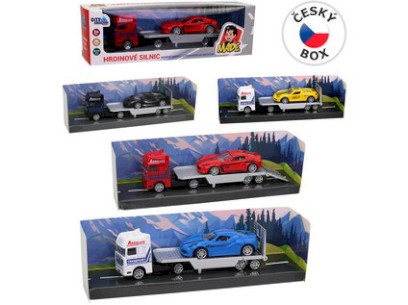 14856 - Tahač odtahovka, kovový, na zpětný chod, 18,5 x 4 x 4,5 cm