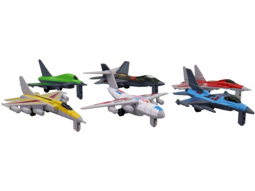 Letadlo, 12 ks v display boxu, 10 cm