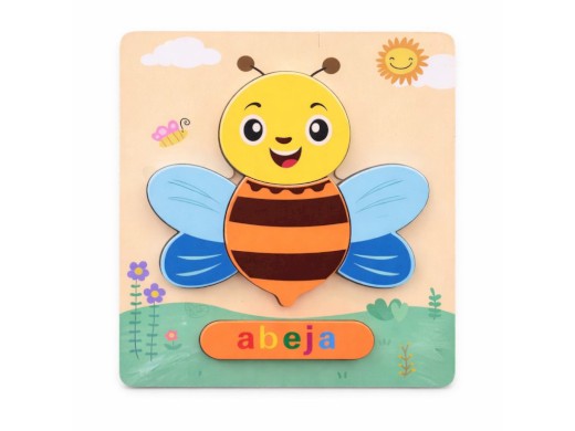 Puzzle dřevěné, 15 x 17,5 cm