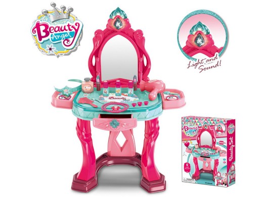 15795 - Toaletní stolek se světlem a zvukem, 57 x 34 x 76 cm