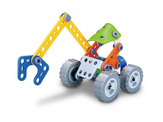 Malý Mechanik Junior, nakladač, 74 dílů, 30 x 23 cm