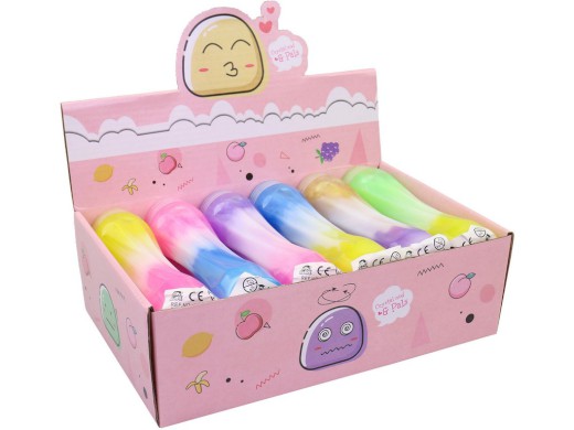 18888 - Láhev putty - dvoubarevná,  mix barev, 16 x 4 cm