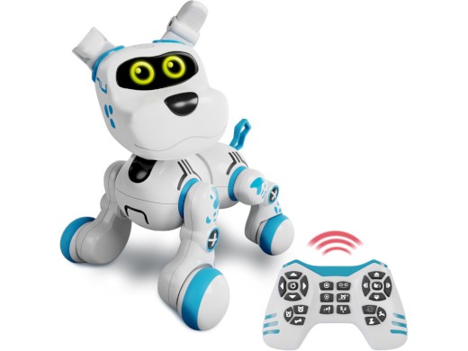 20773 - Robotický pes Zigybot Bobby, dotykové senzory, ovladač, 29 x 28 x 24 cm