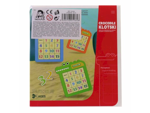 Tabulka s čísly, 14,3 x 1 x 16cm