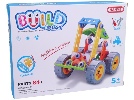 Malý Mechanik Junior, nakladač, 84 dílů, 30 x 23 cm
