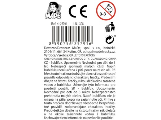 Bublifuk, 24 ks v display boxu, 37 cm