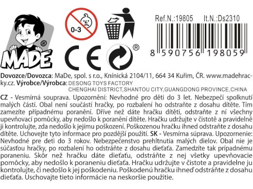 Vesmírná souprava v boxu, 21 x 14 cm