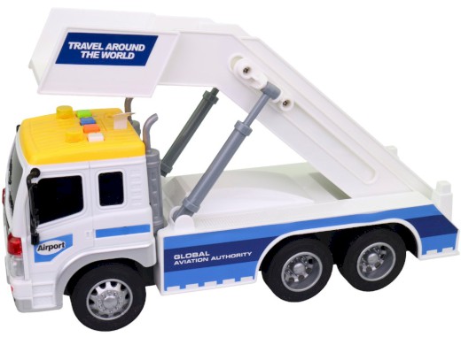 Auto letištní služby, vysunovací a polohovací schody, na baterie, světlo a zvuk, 26 cm
