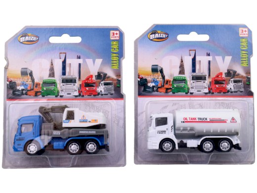 Auta stavební 6 druhů, 8,3 x 3,4 x 4,5 cm