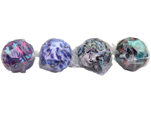 Míček elastický, 12 ks v display boxu, 8 cm