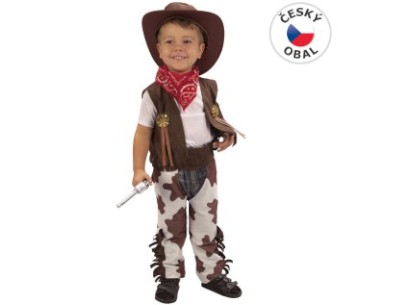 6566-33883 33883 - Kostým na karneval - Kovboj, 92 - 104 cm