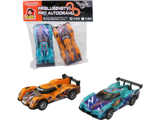21561 - Autodráha náhradní autíčka, 2 ks 1:43