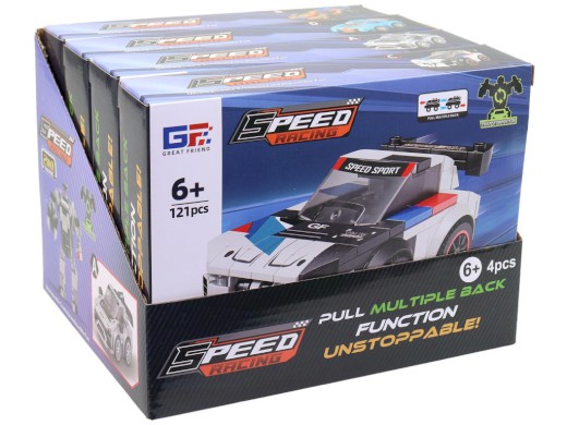 Měnící se robot, 4 ks v display boxu