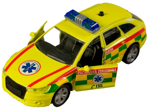 06442 - Policie, ambulance,SK 11cm, pullback