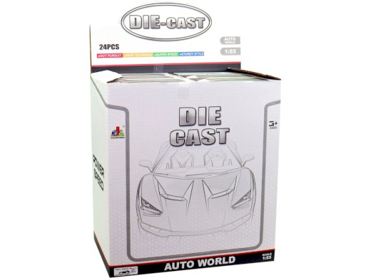 Auto na zpětné natažení, 24 ks v display boxu, 9 cm
