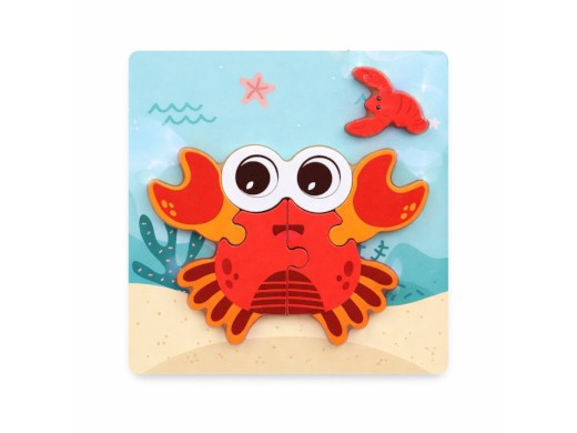 Puzzle zvířátka, 15 x 15 cm