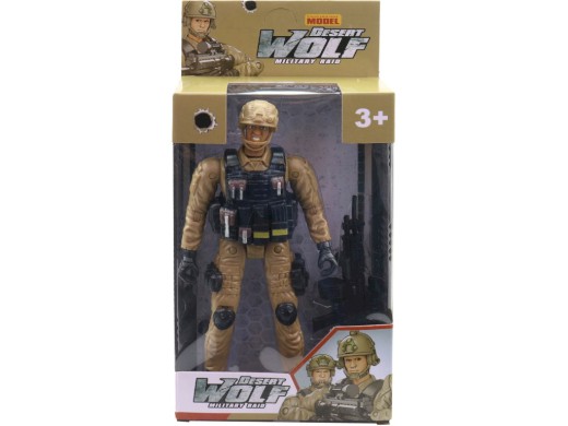 Figurka voják s příslušenstvím, 18 cm