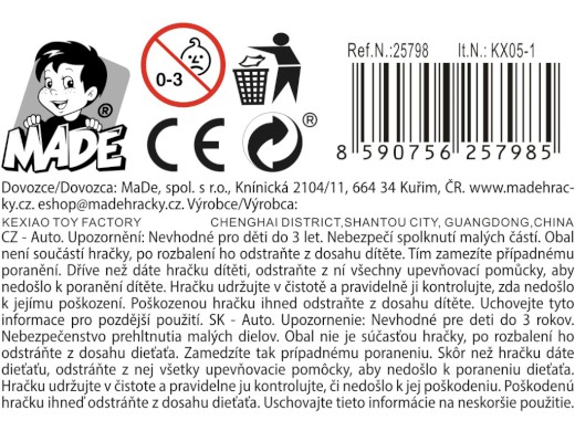 Auto na kartě, 8 cm