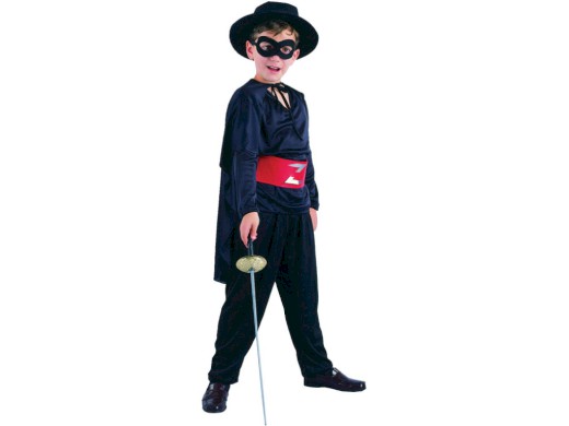 55518 - Kostým na karneval - Bandita, 120-130 cm
