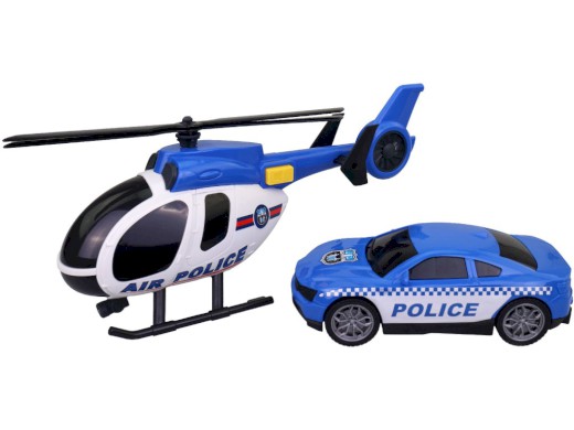 21053 - Vtrulník s policejním vozem, 20,8 x 7,5 x 12,5 cm