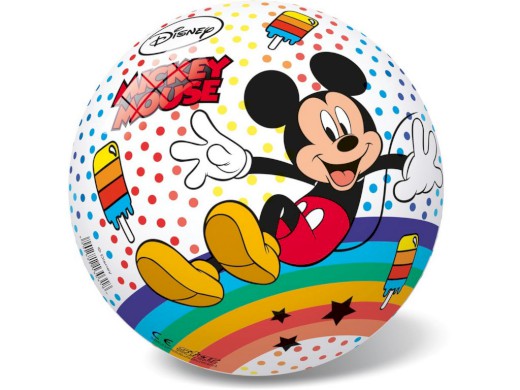 13395 - Míč Disney  Mickey duhový, 23 cm