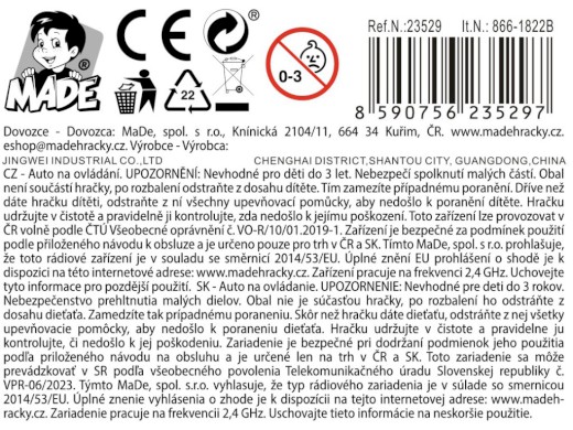 Auto na ovládání 24cm