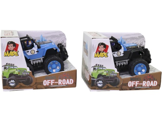 16717 - Auto off - road, policejní, 14 x 9 x 9,5 cm