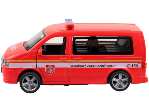 Auto, hasičská dodávka, CZ design i box