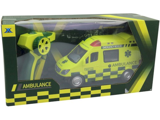 15836 - Ambulance na ovládání, 22 x 12,5 x 8,5 cm
