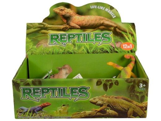 97196 - Ještěr, 17 cm, 12 ks v boxu