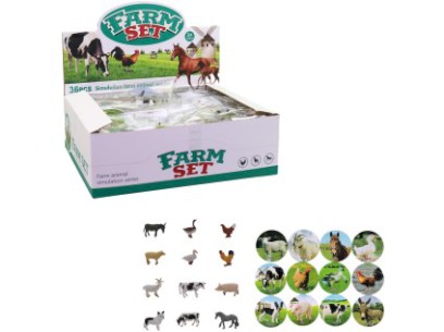 Zvířátka farma, 36 ks v display boxu