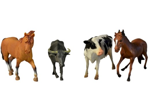 02418 - Zvířátka domácí, 12 ks, 13 cm