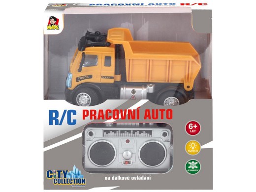 08444 - Auto stavební, na dálkové ovládání, 4 kanál, 17 x 16 x 7 cm