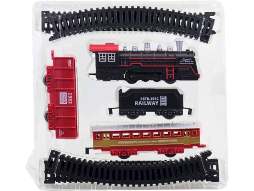 Vlaková souprava, na baterie, 25 x 25 cm