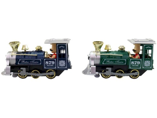 14342 - Lokomotiva  se světlem a zvukem, na baterie   15 x 4,5 x 7,5 cm