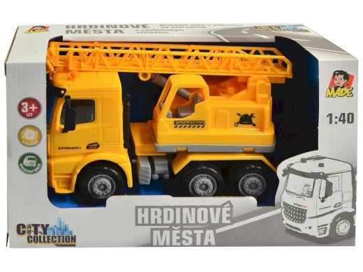 08117 - Auto stavební na setrvačník, 16 cm