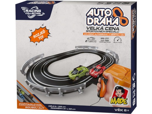 16013 - Autodráha délka 126 cm, 51 x 32 cm