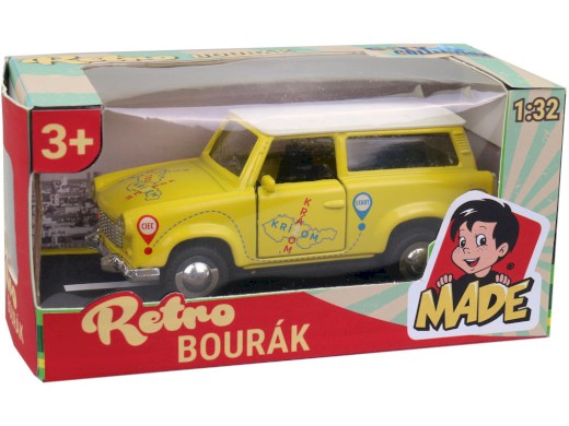 Auto Trabant combi, kovový, 12 cm