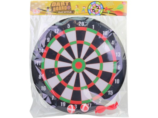 17498 - Terč s míčky a šipkami, 42 cm