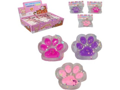 Tlapka v sáčku, 9cm, 12ks v boxu