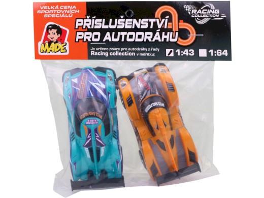 21561 - Autodráha náhradní autíčka, 2 ks 1:43