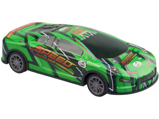 Auto sportovní, 6 ks v display boxu, 17,5 cm